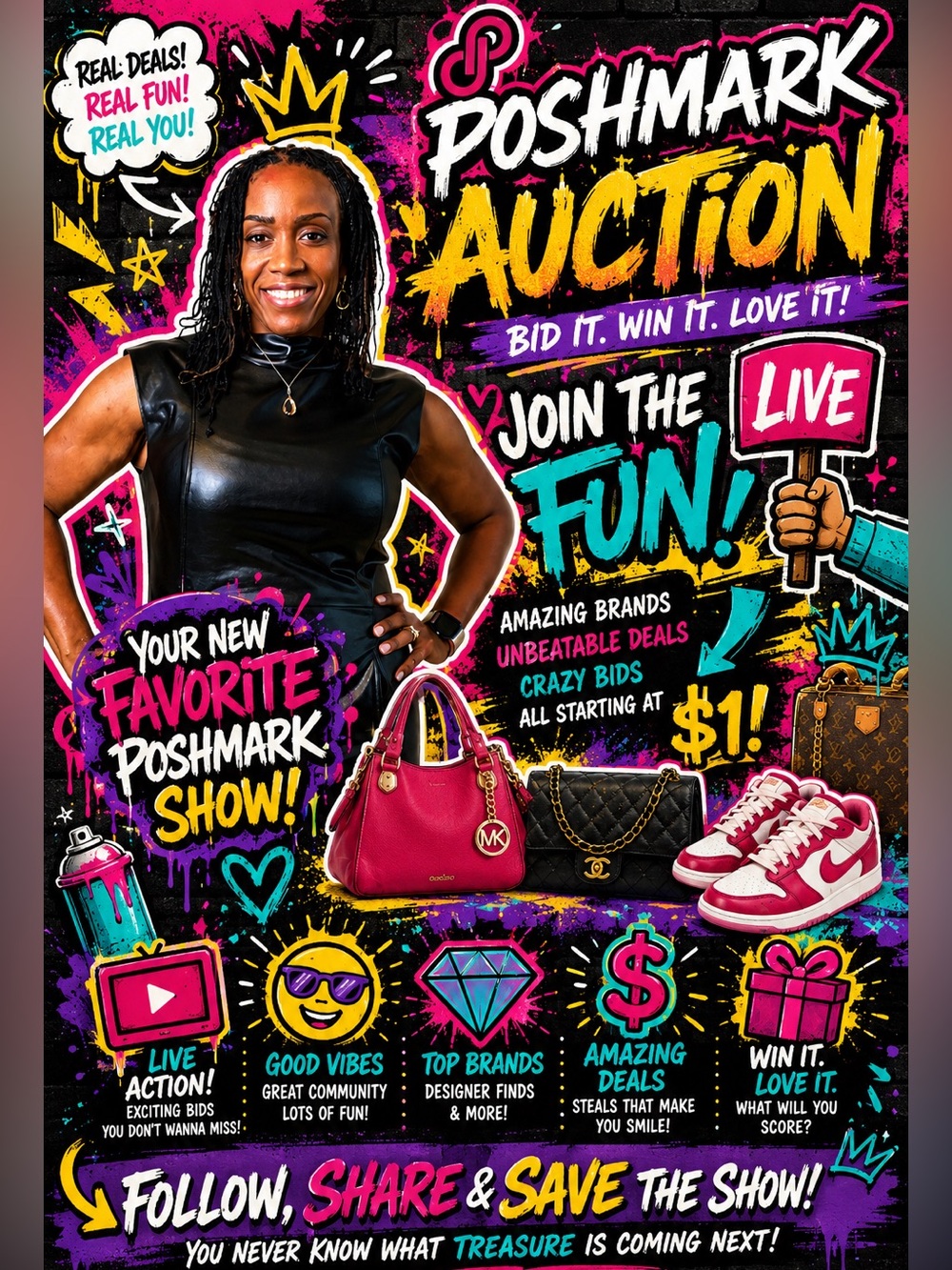 Bling_Naturally is Live ***Like this listing for Show Notifications Flyer